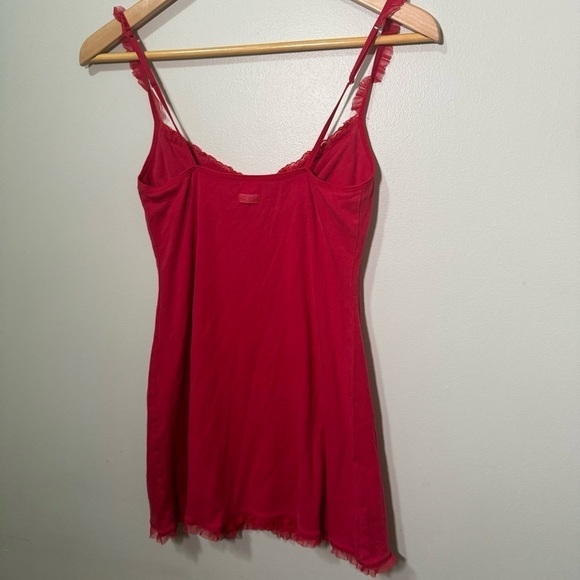 Vintage silk and satin  spandex slip dress M - Picture 7 of 7
